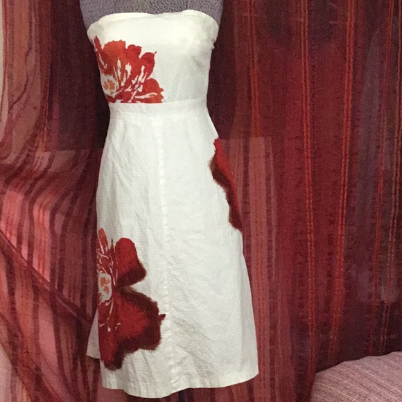 J. Crew Dresses & Skirts - J Crew 100% Cotton Strapless Dress